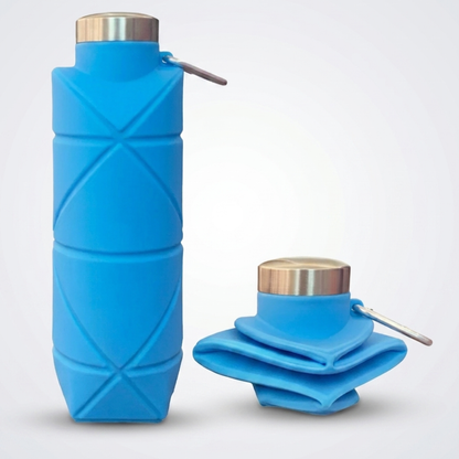 Botella de agua plegable